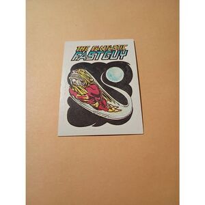 1983 General Mills Zero Heroes Trading Card Sticker Card Vintage #1